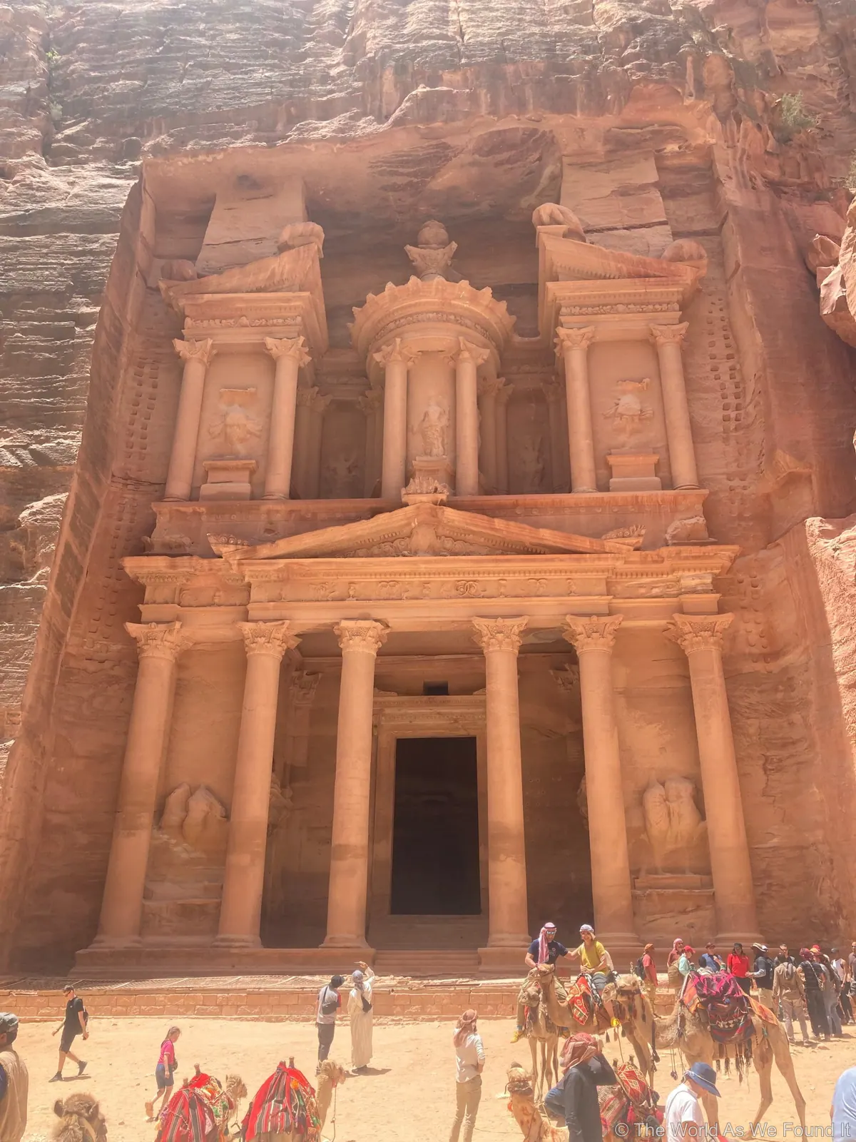 The Treasury at Petra in Jordan