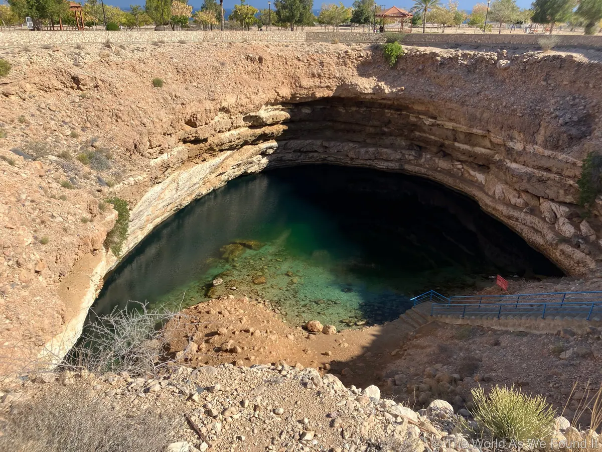 Bimmah Sinkhole in Oman